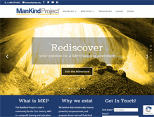 Tablet Screenshot of mankindproject.org